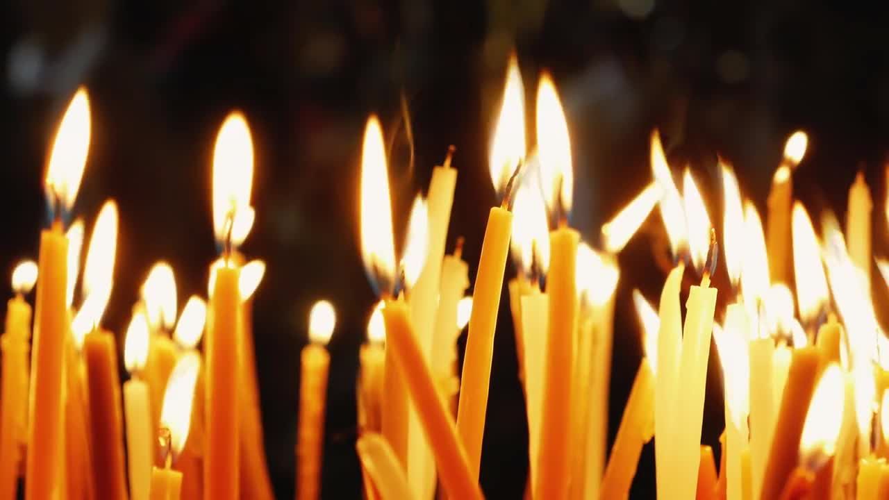 燃烧的蜡烛视频