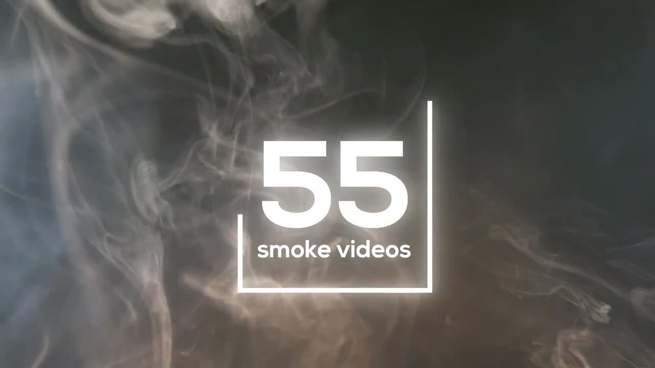 55组独特发光烟雾视频素材