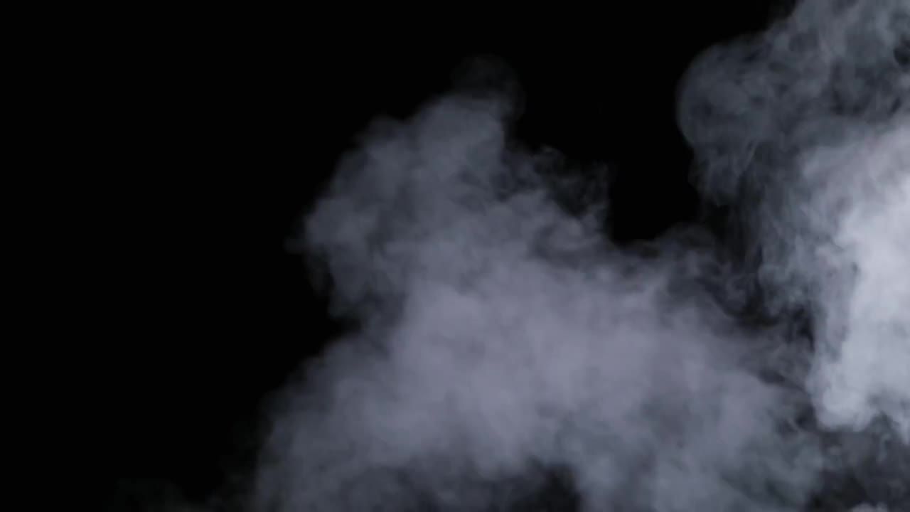 雾流缓慢上升烟雾视频素材
