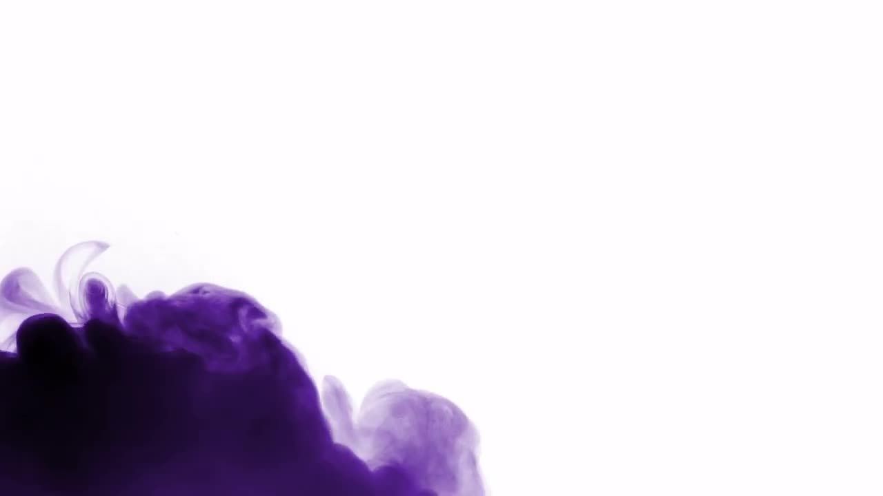 紫色烟雾蔓延烟雾视频素材
