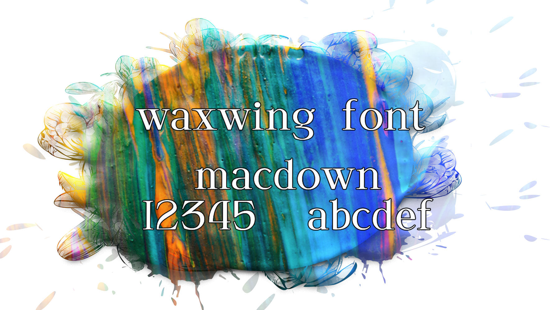 Waxwing无衬线创意设计字体 for mac
