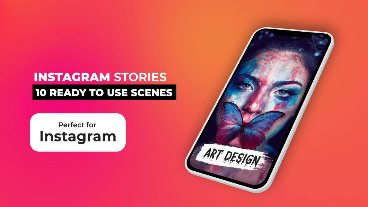 10个独特时尚的Instagram故事AE模板