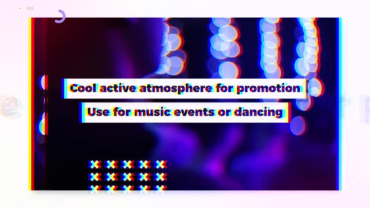 动态音乐促销视频AE模板
