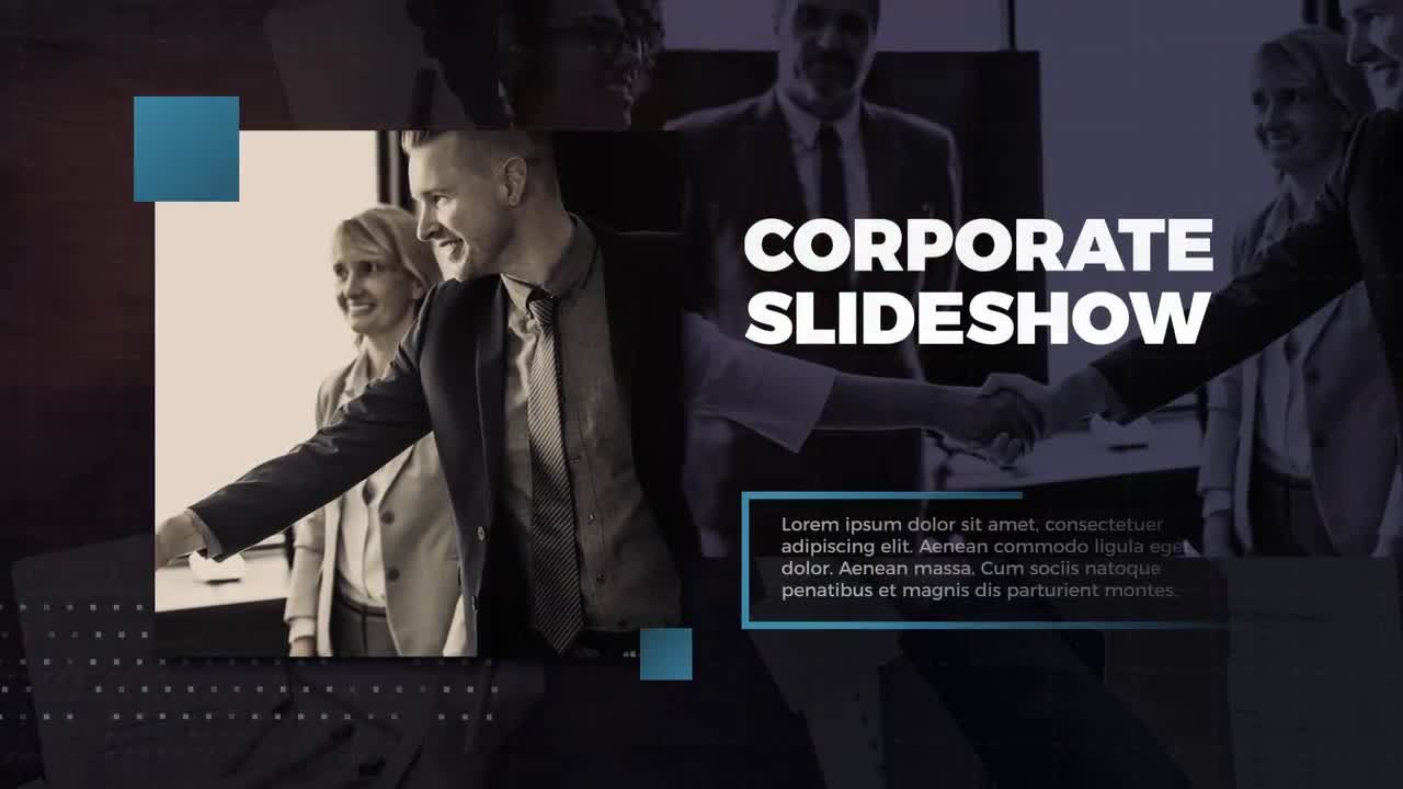  现代企业活动视频介绍AE模板
