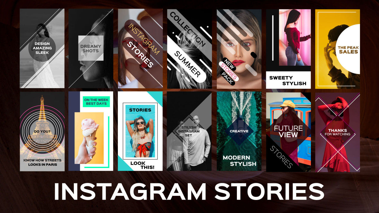 超赞的Instagram故事宣传介绍AE模板