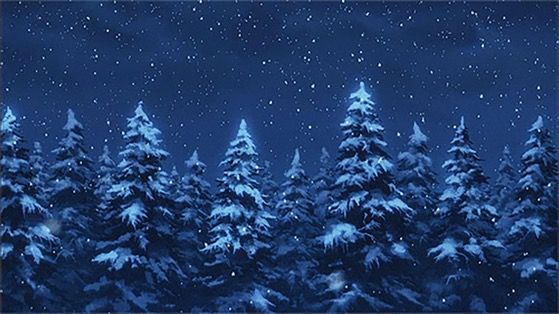 冬季夜空繁星点点高清苹果动态壁纸