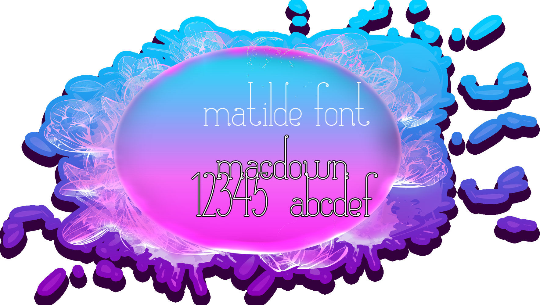 雅致Matilde英文字体