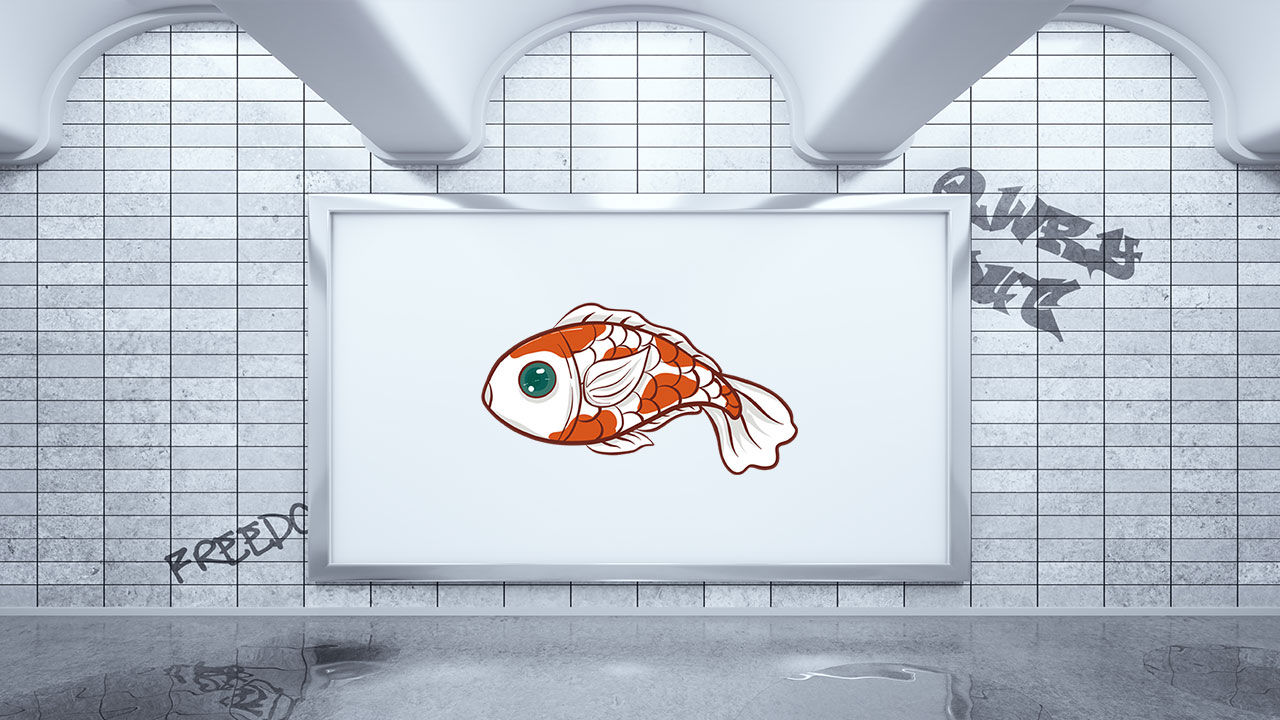 水彩手绘锦鲤免抠图片素材