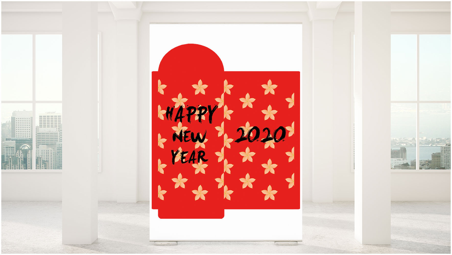 2020春节红包样机PSD模板