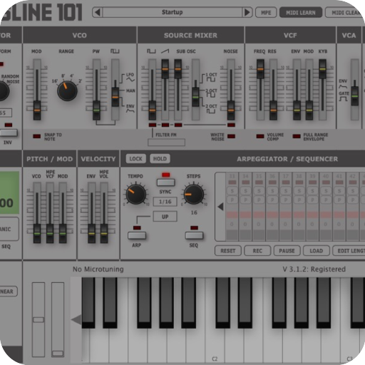 Togu Audio Line TAL BassLine 101 for Mac(单声道低音合成器) 