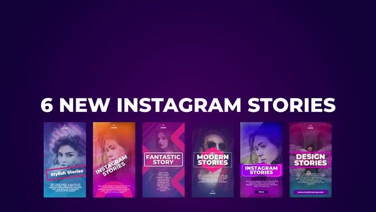 6个Instagram故事pr模板