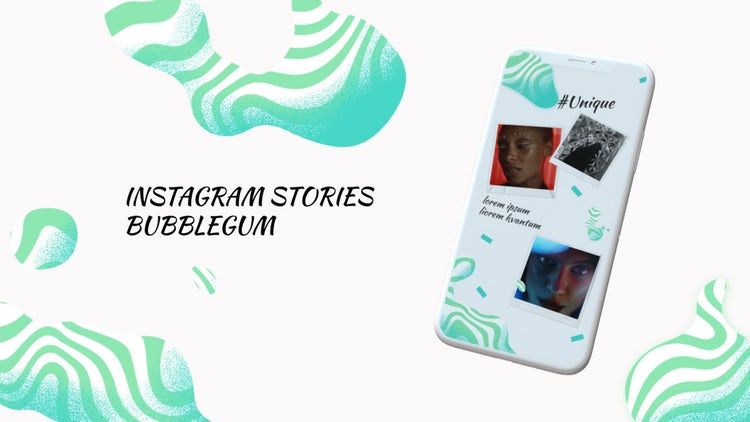 5个时尚有趣的Instagram故事AE模板