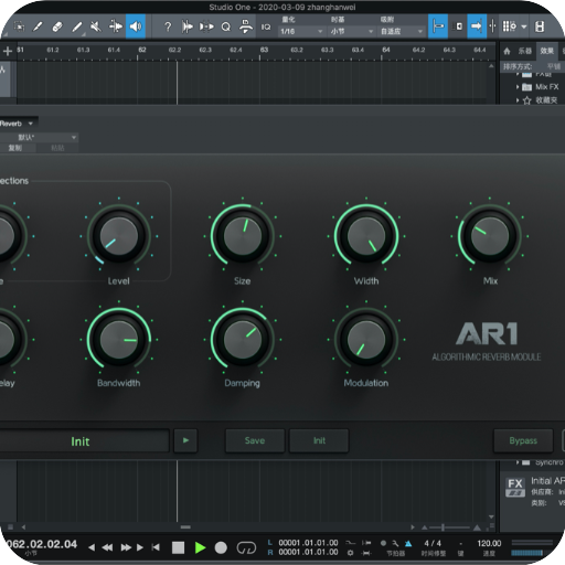 Initial Audio AR1 Reverb for Mac(专业初始音频混响)