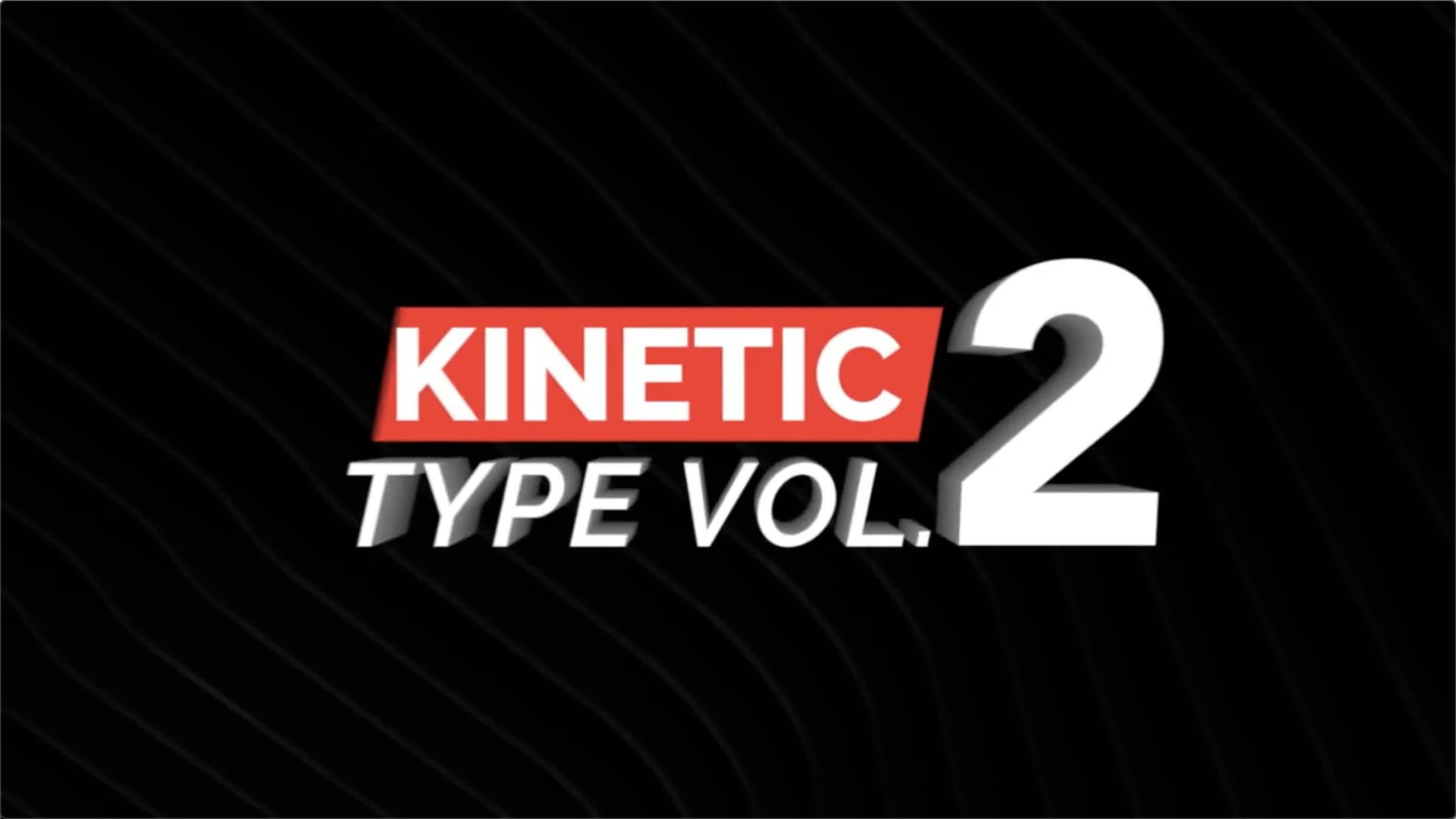 FCPX插件：PremiumVFX Kinetic Type Vol. 2(动态标题插件)