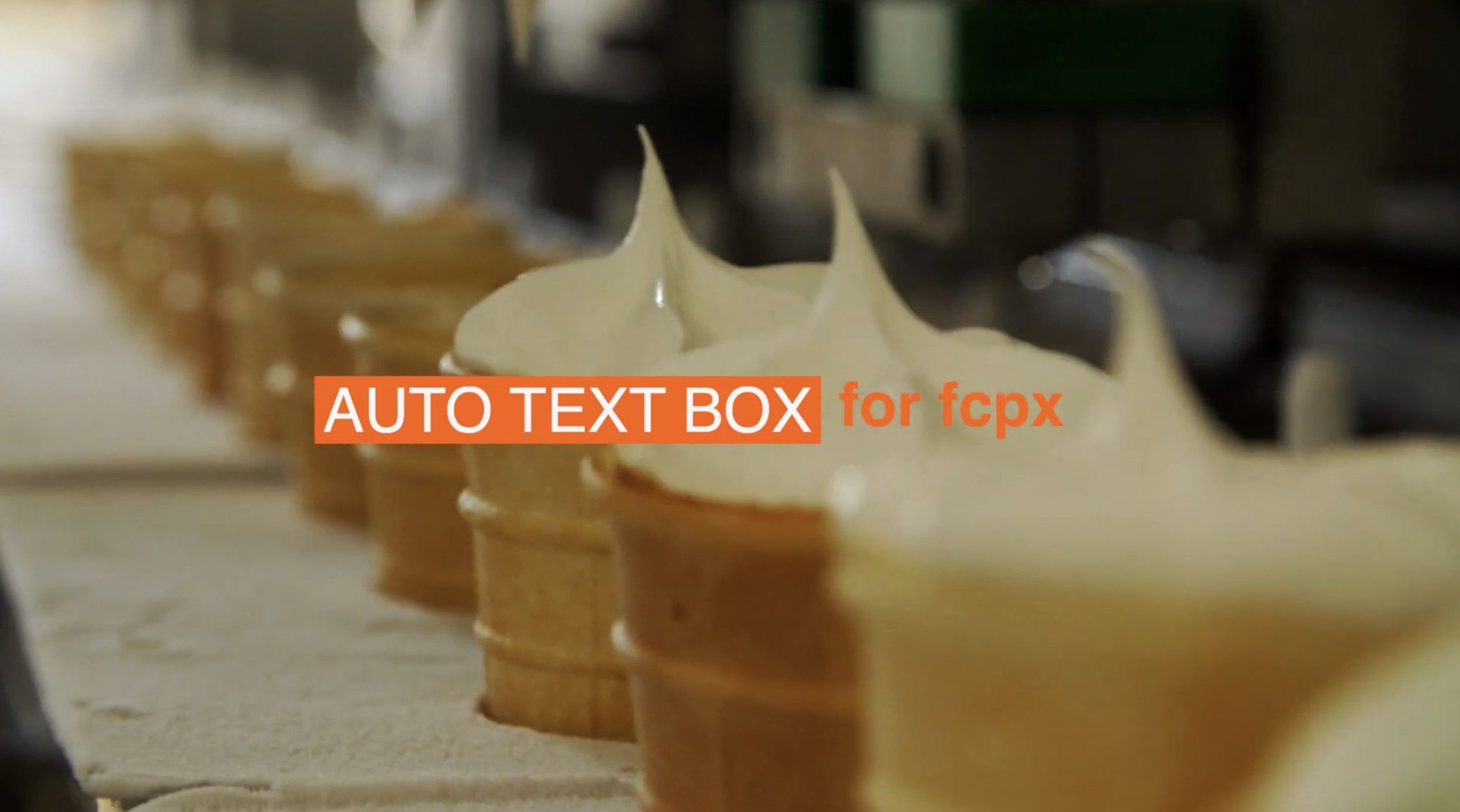 FCPX插件：CineFlare AutoTextBox(自动调整大小方框底栏文字动画插件)