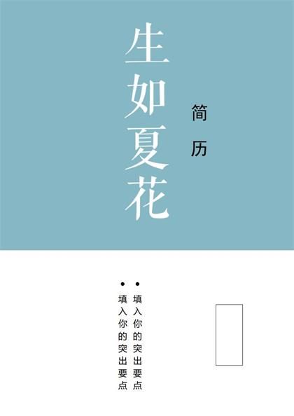 优质平面设计师求职简历word模板