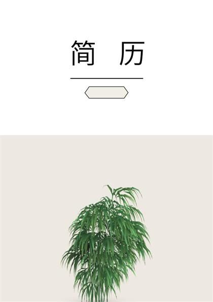 精美主题老师求职简历word模板