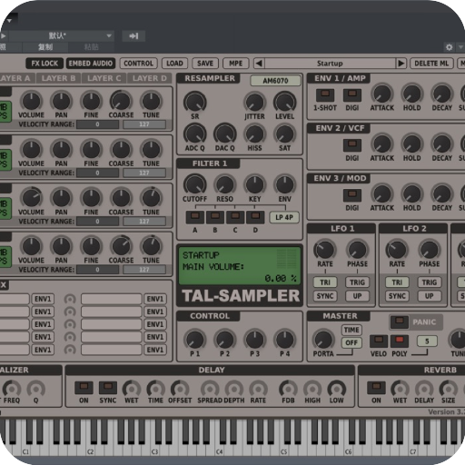 Togu Audio Line TAL-Sampler for mac(音频采样插件)