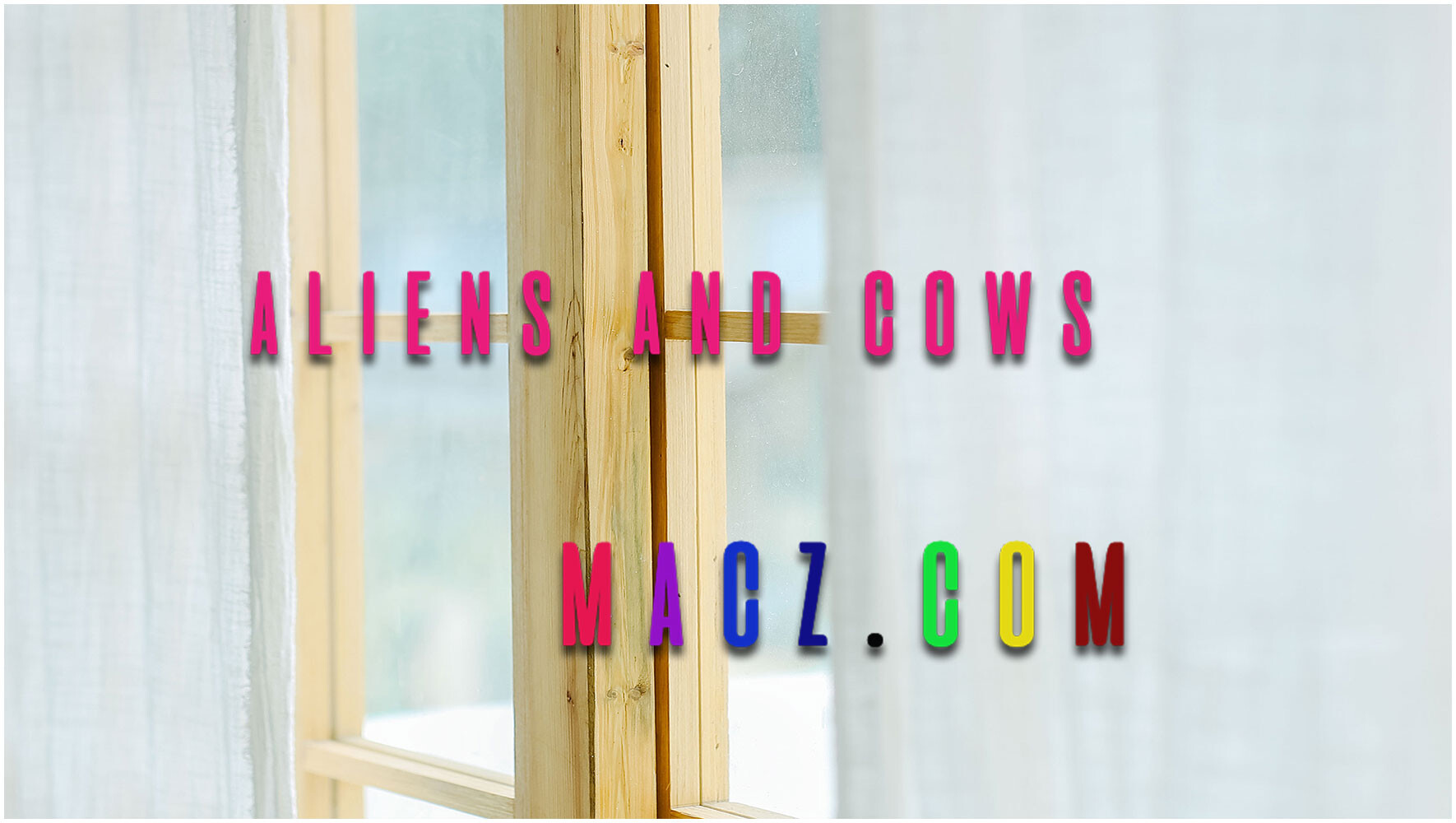 Aliens And Cows创意外星艺术设计字体