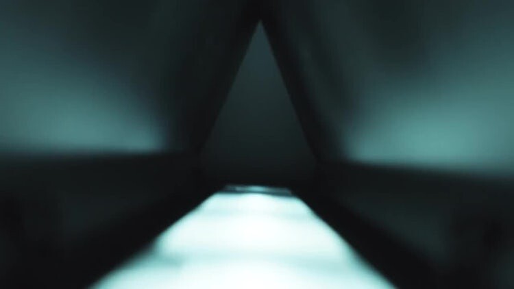 三角隧道的光高清视频素材