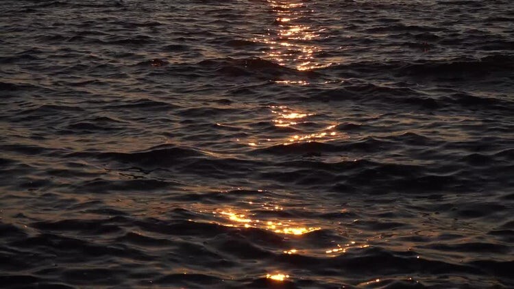 涟漪海洋的特写镜头高清视频素材