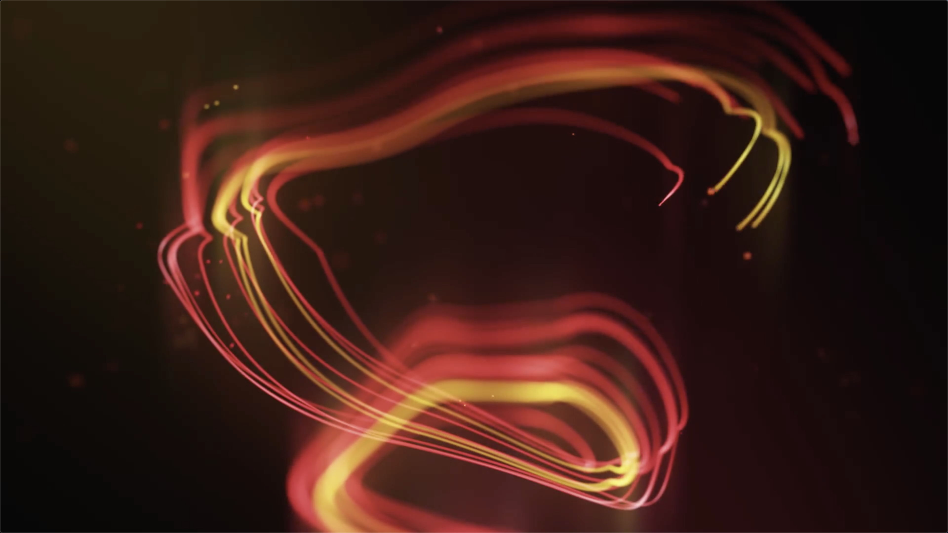 Swirl Light Trails Backgrounds(10组抽象漂亮彩色粒子线条背景叠加动画 )高清视频素材