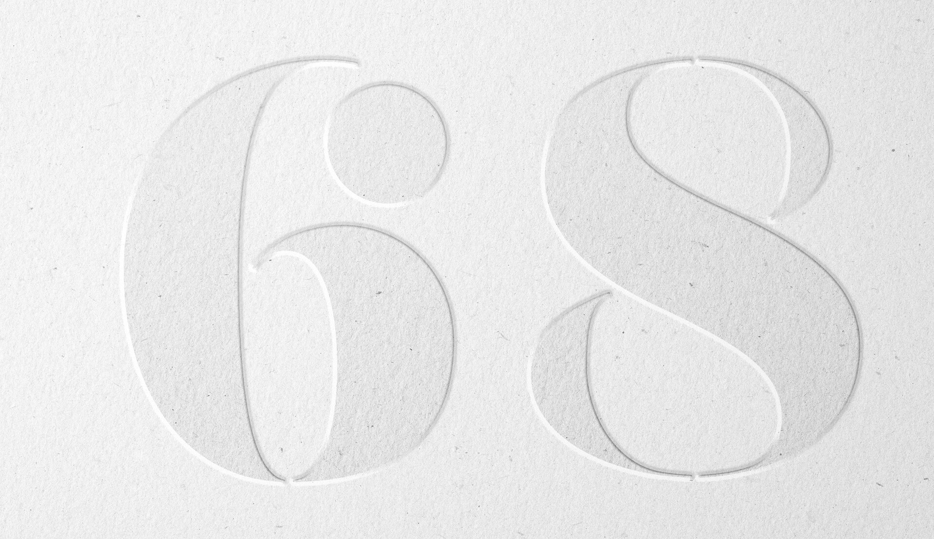 纸质浮雕印刷文字效果Ps样式