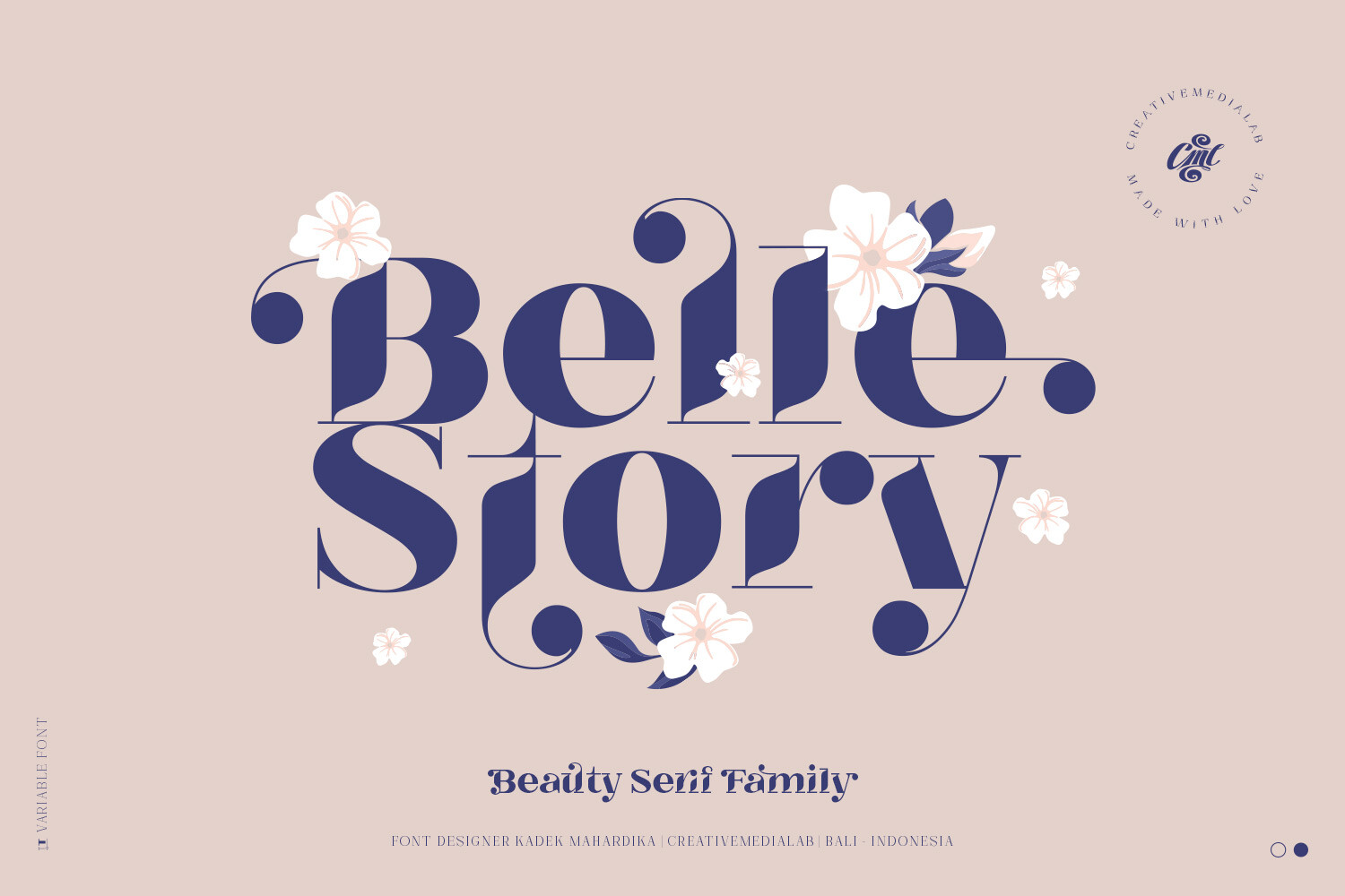 美丽衬线字体Beauty serif family