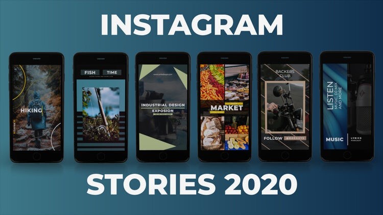 6个设计巧妙的Instagram故事包AE模板