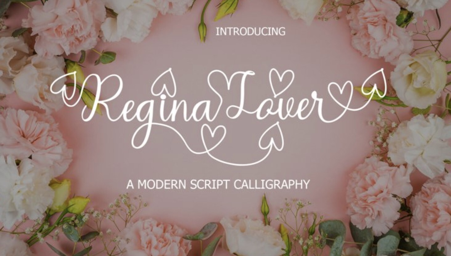 现代书法字体Regina Lover Scrip