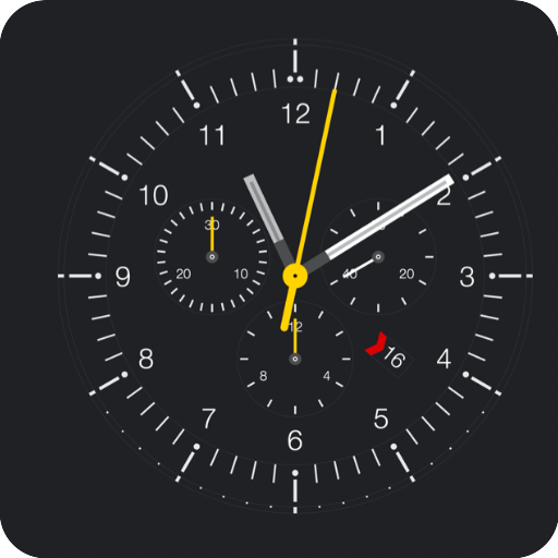 Clock saver for Mac(博朗手表时钟屏保) 