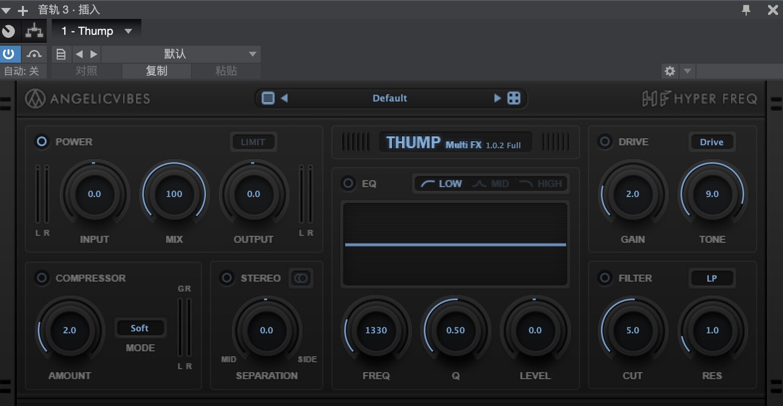 AngelicVibes Thump for Mac(低音打击效果器)