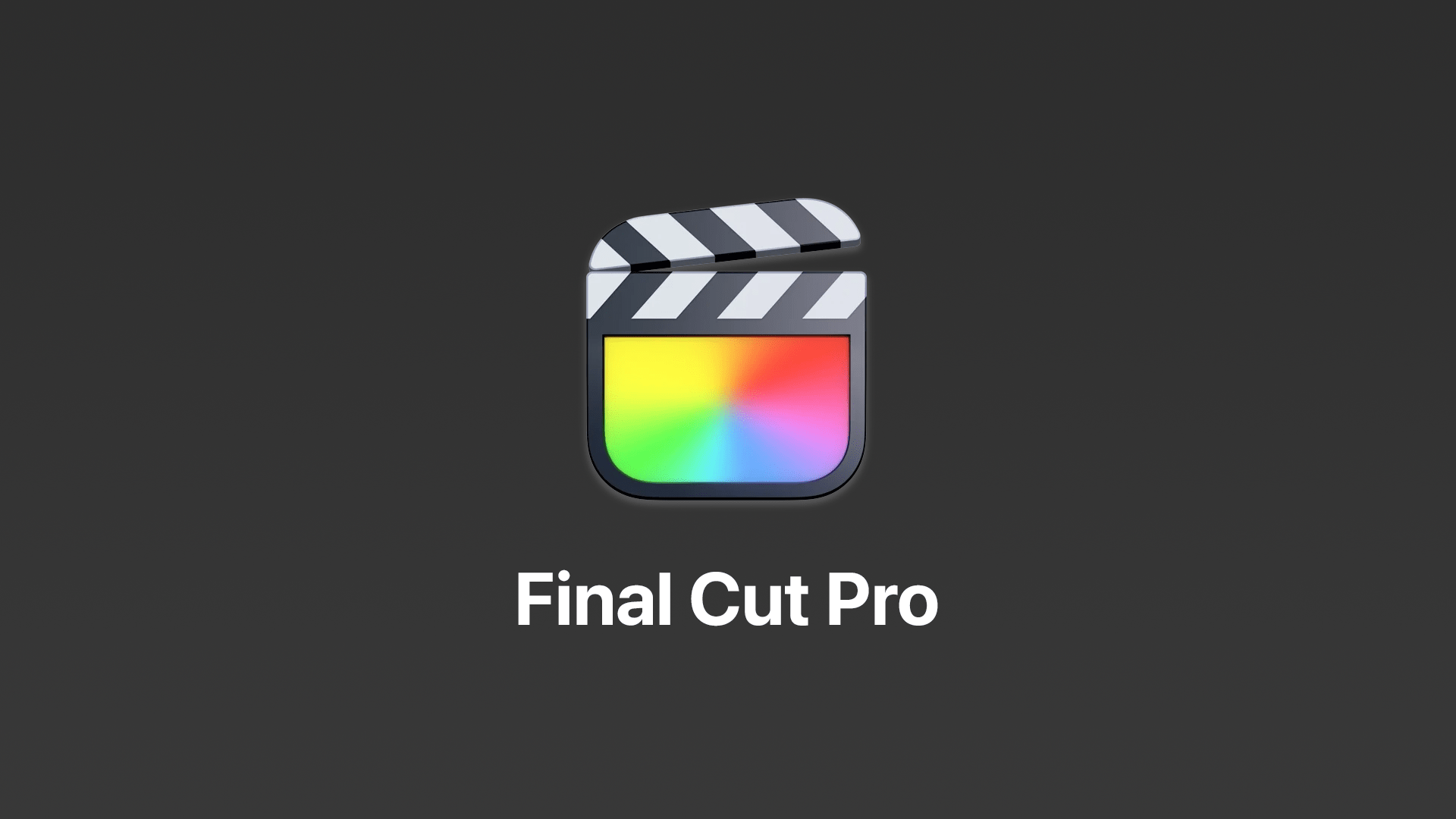 Final Cut Pro更新删除“ X”品牌，添加新图标