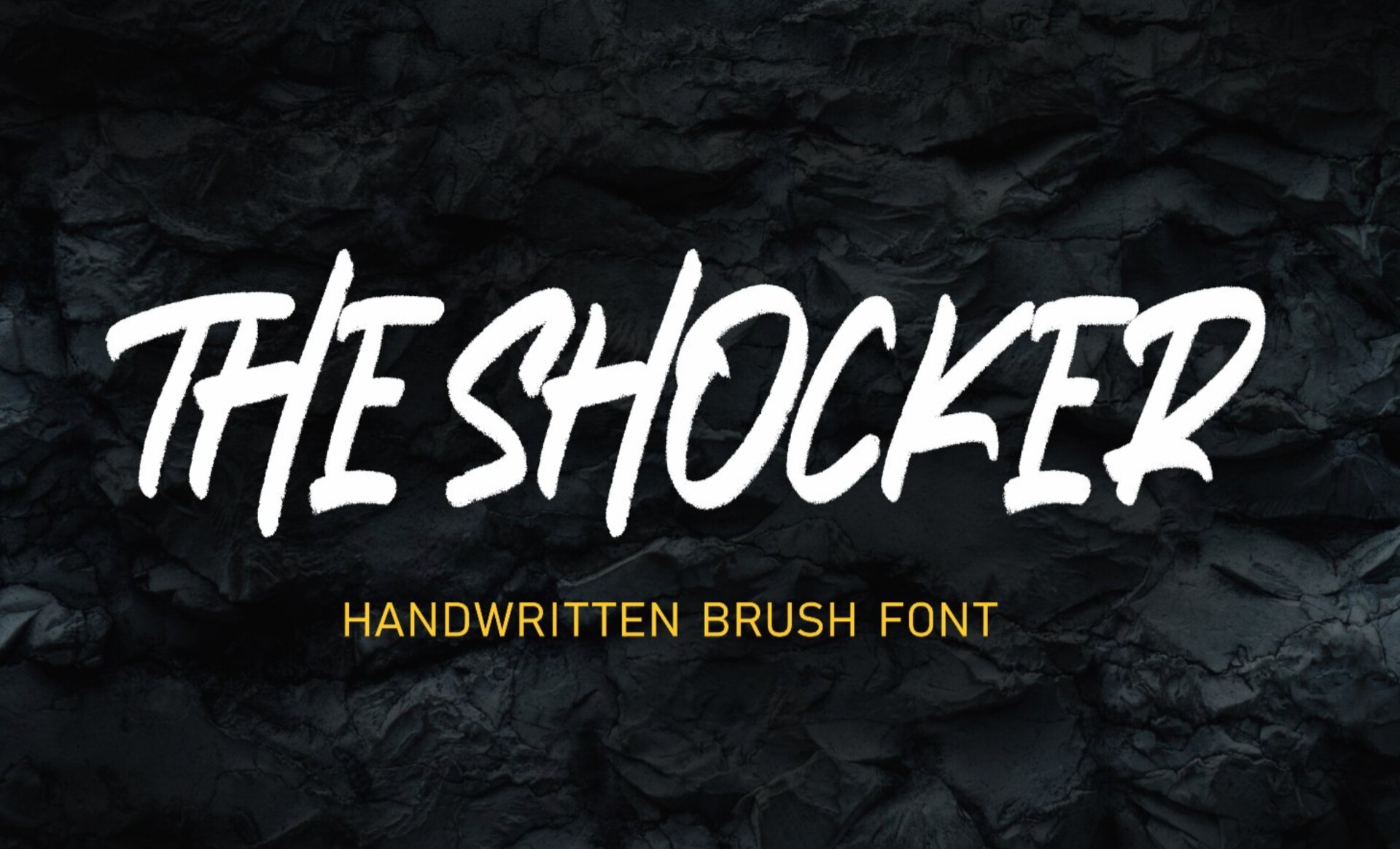简约自然英文字体The Shocker Font