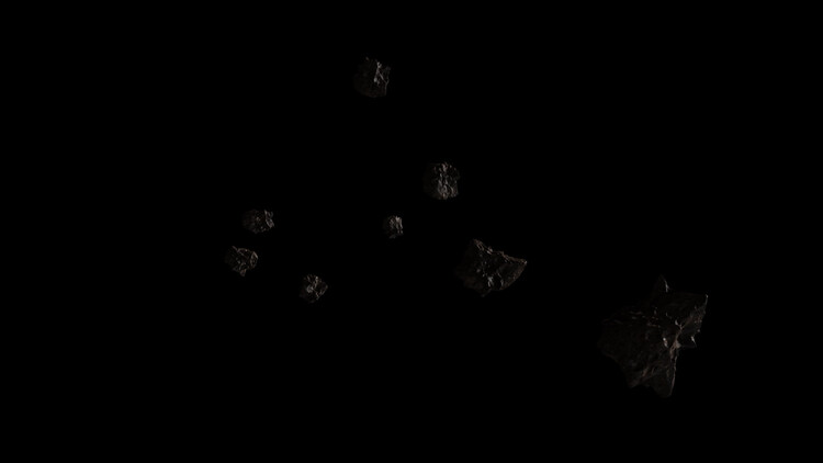 科幻星云太空黑洞行星地球陨石4K视频特效动画合成素材55
