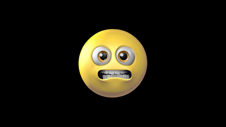 三维卡通搞怪Emojis表情循环动画6
