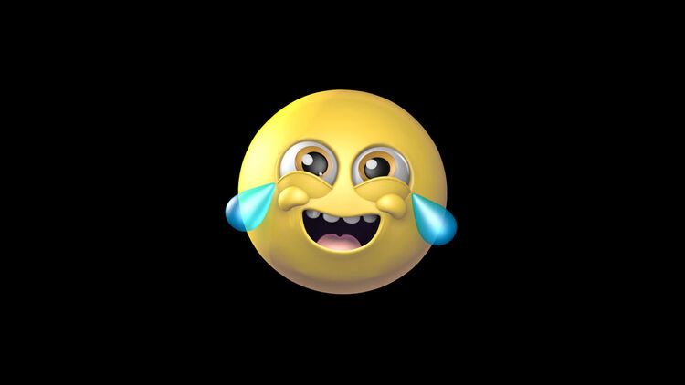 三维卡通搞怪Emojis表情循环动画9