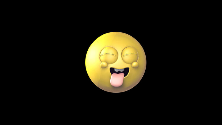 三维卡通搞怪Emojis表情循环动画23
