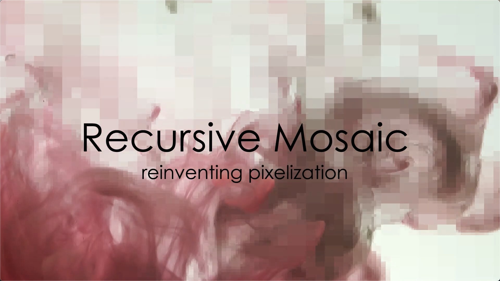 AE插件：网格马赛克生成Recursive Mosaic 