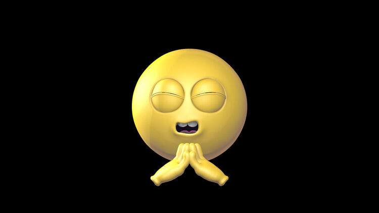 三维卡通搞怪Emojis表情循环动画76