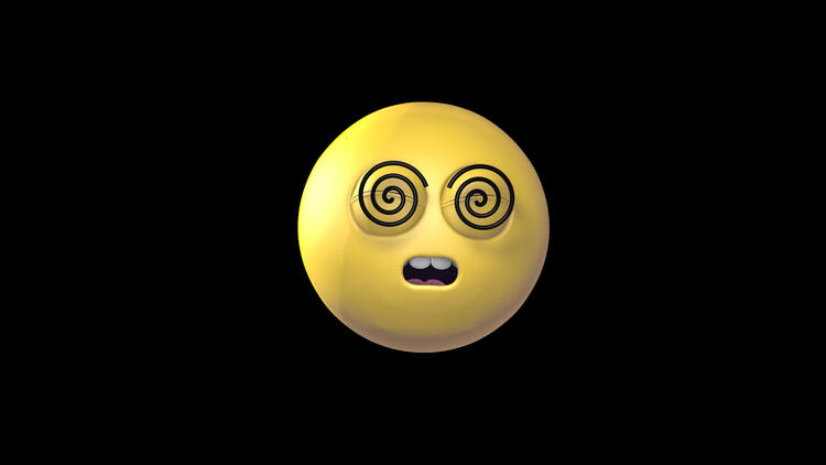 三维卡通搞怪Emojis表情循环动画92