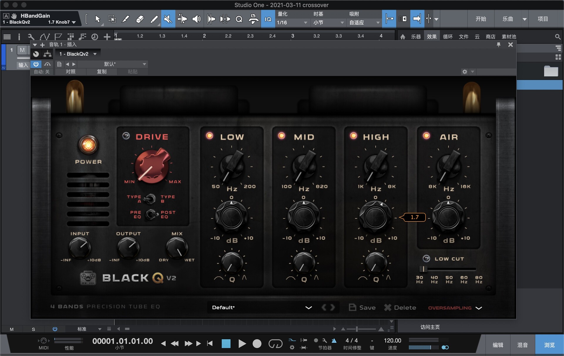 Tone Empire BlackQ V2 for mac(电子管均衡器)