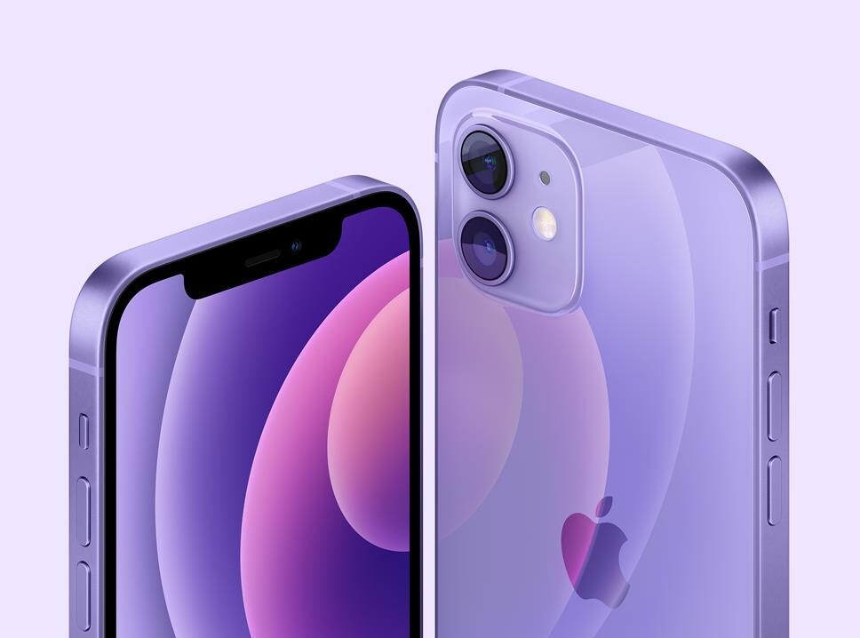 iPhone 12 和 iPhone 12 mini推出全新紫色外观,搭载最新iOS14.5