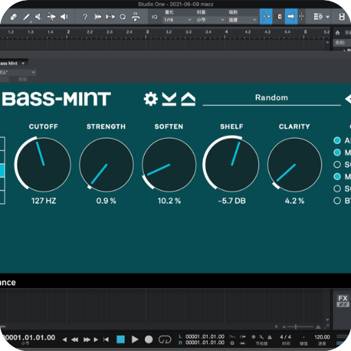 Unfiltered Audio Bass-Mint for mac(高效混音插件)