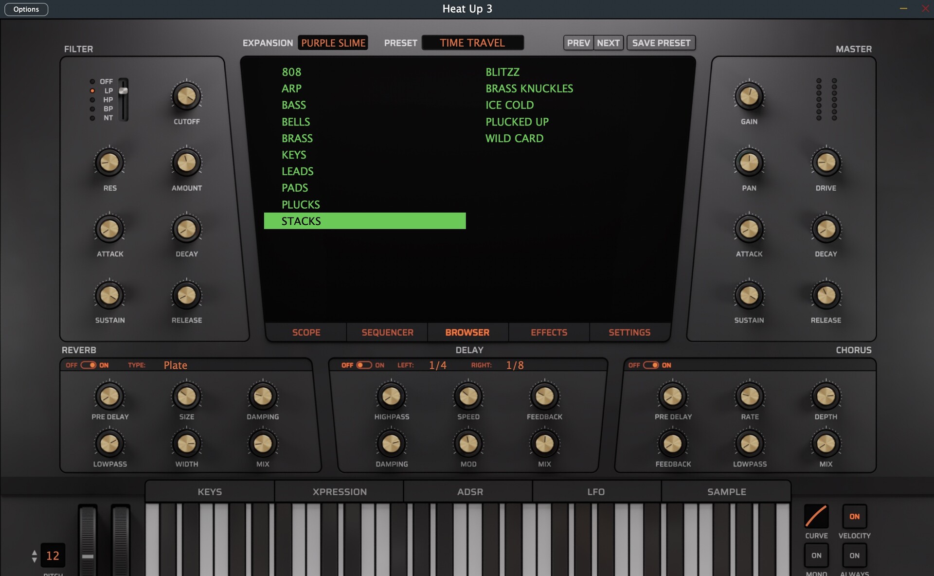 Initial Audio Purple Slime Heatup for Mac(Heatup3 预设扩展版包)