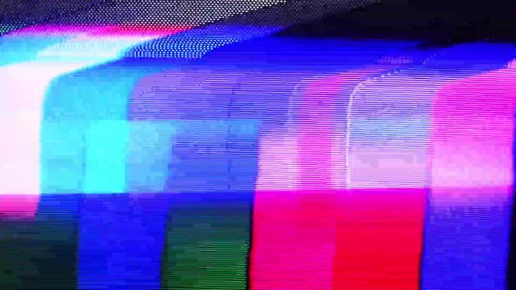 复古故障失真闪烁视觉干扰VHS特效动画63
