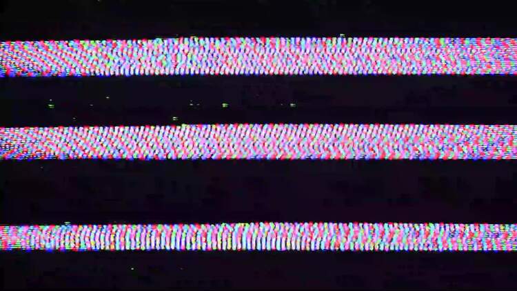 复古故障失真闪烁视觉干扰VHS特效动画74