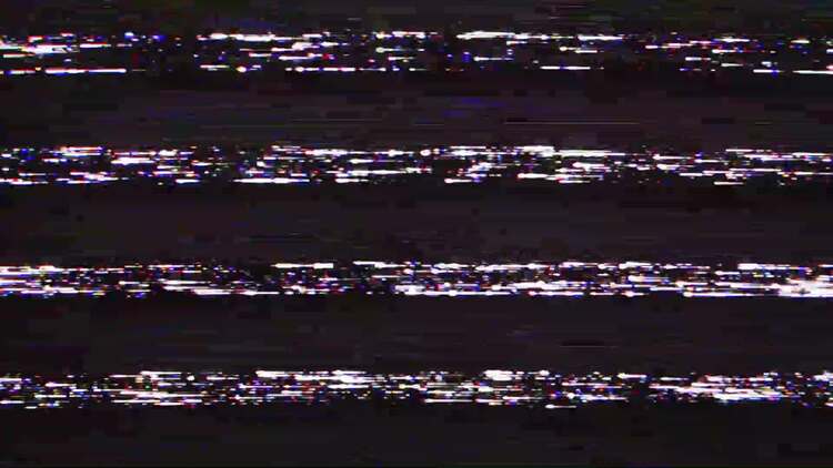 复古故障失真闪烁视觉干扰VHS特效动画143