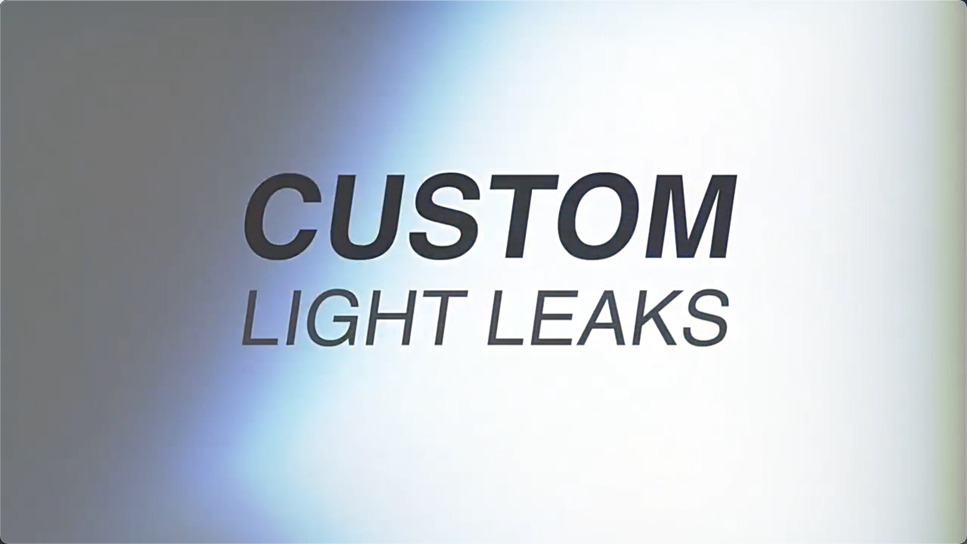 FCPX插件:镜头漏光炫光特效Custom Light Leaks