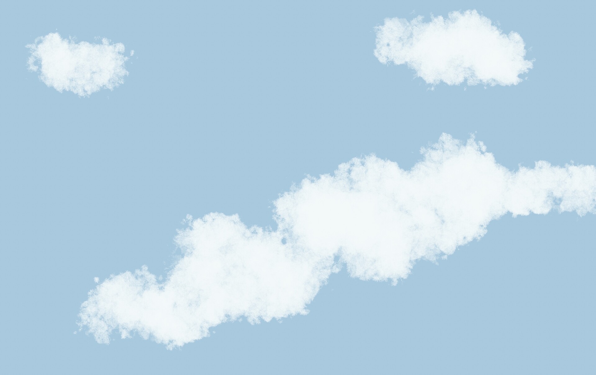 高清真实云朵、云彩效果PS笔刷